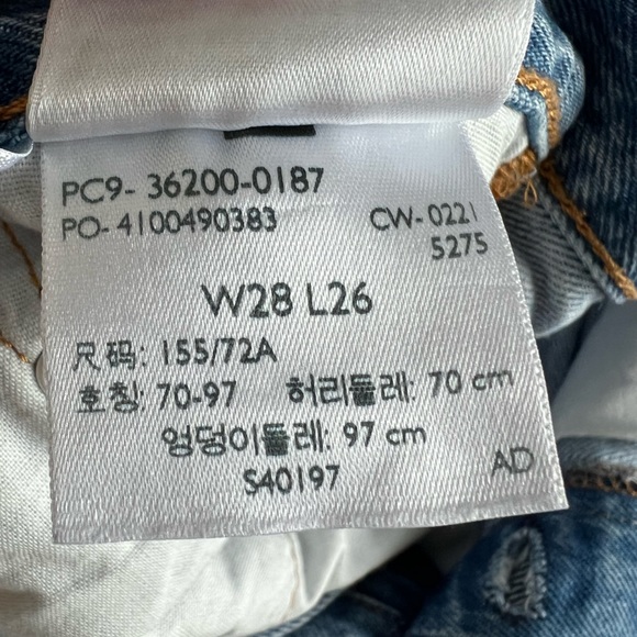 Levi’s - 501 originals - size 28 - Picture 5 of 5
